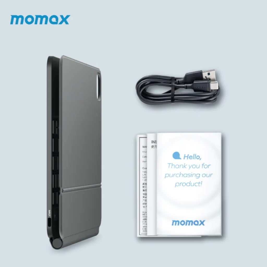 Momax MAG.LINK KB3MA Wireless Magnetic Keyboard For iPad - (Arabic Layout)