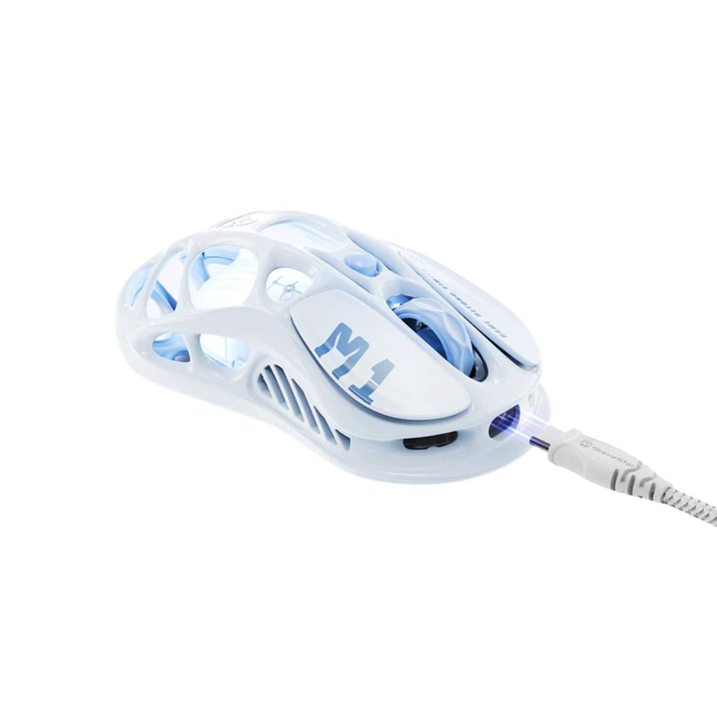 GravaStar Mercury M1 Pro Wireless PRO-BLU Gaming Mouse - Ice Blue