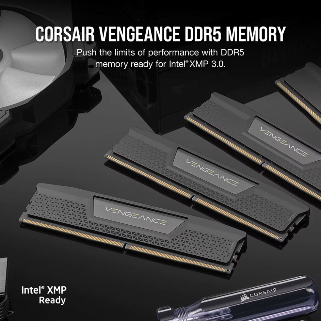 CORSAIR VENGEANCE DDR5 32GB (2x16GB) 6000MHz CL36 XMP Ready