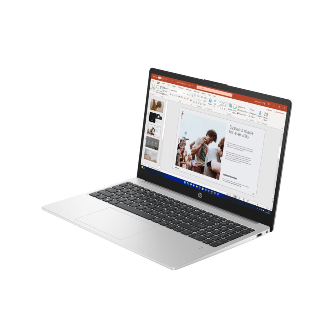 HP 250 G10, Intel Core i7-1355U, RAM 16GB, SSD 512GB, Intel Graphics, 15.6 Inch FHD, Silver