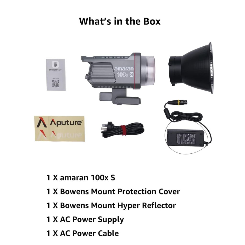 Aputure Amaran COB 100x S Bi-Color LED Video Light – 100W