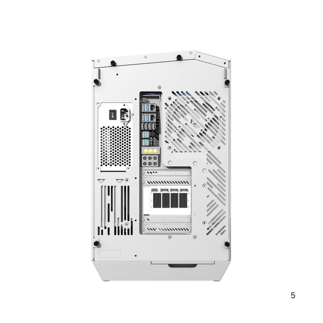 DarkFlash DY470 Mid Tower Case - White