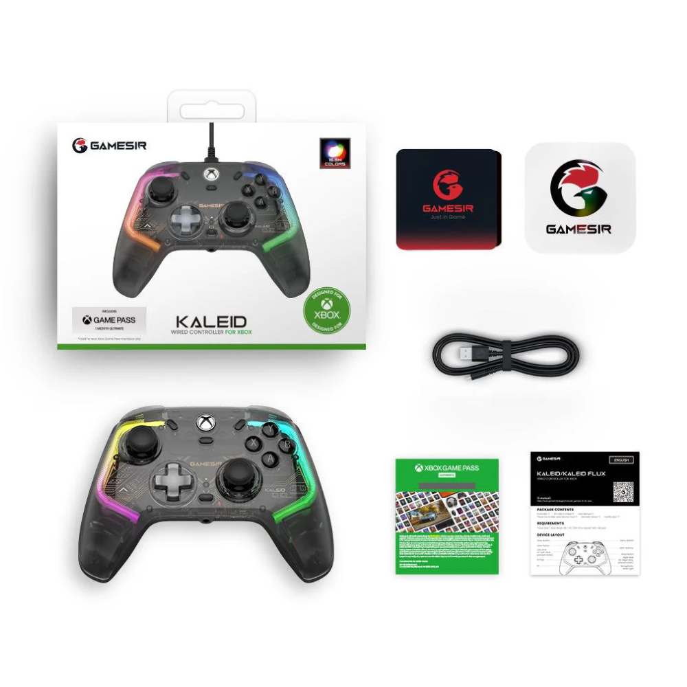 وحدة تحكم GameSir Kaleid Xbox السلكية - أسود