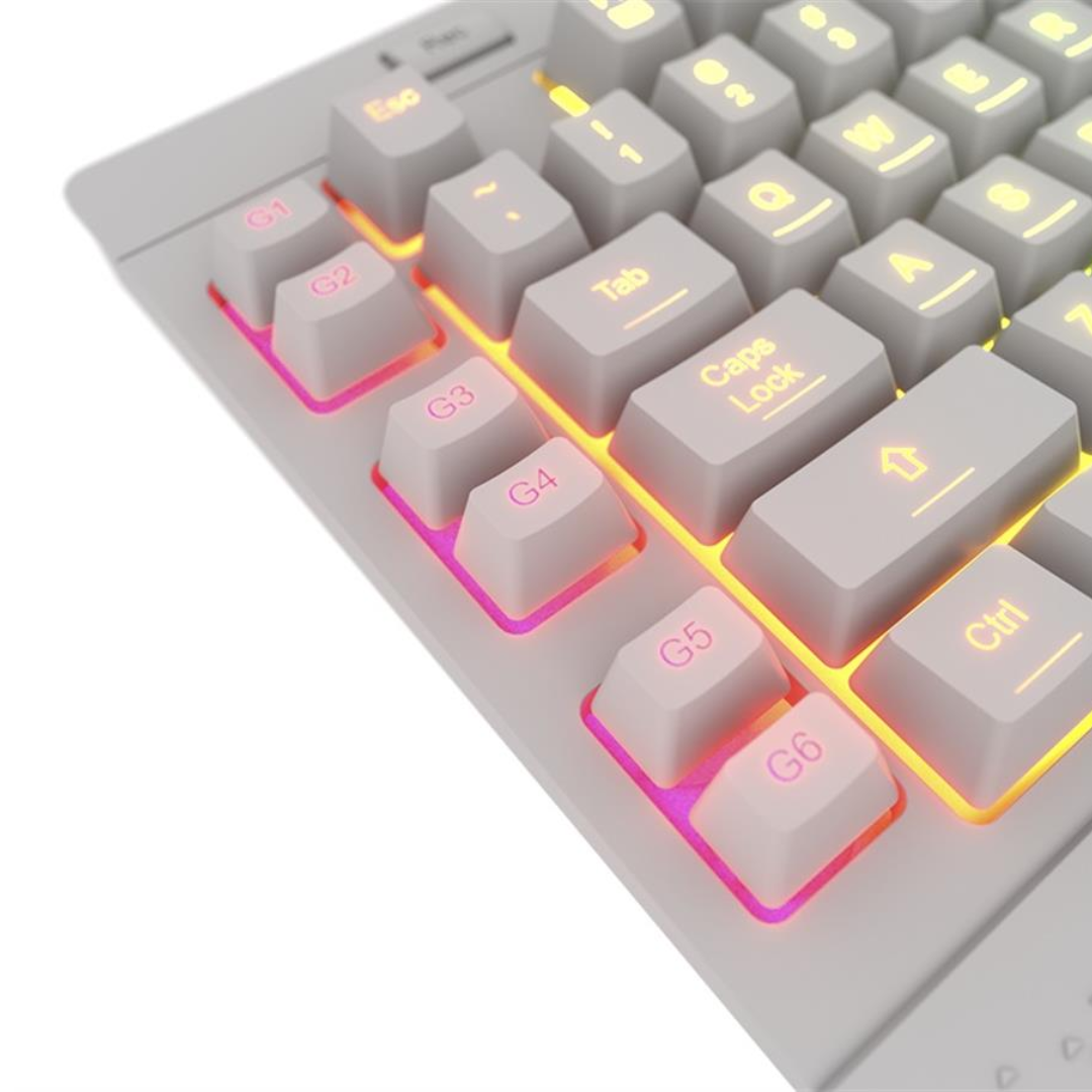 Redragon K512 Shiva RGB Gaming Keyboard - White