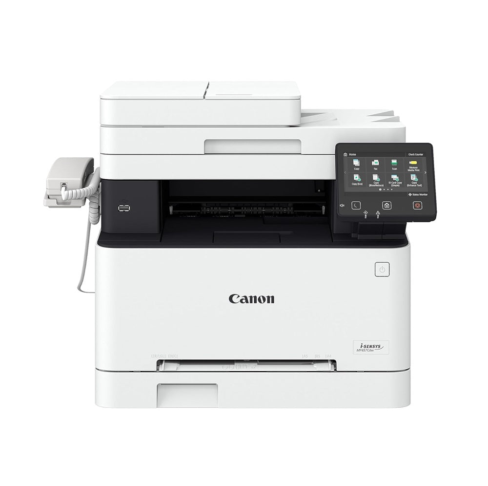 طابعة كانون i-SENSYS MF657Cdw ليزر ملونة متعددة الوظائف (طباعة، نسخ، مسح ضوئي، فاكس)