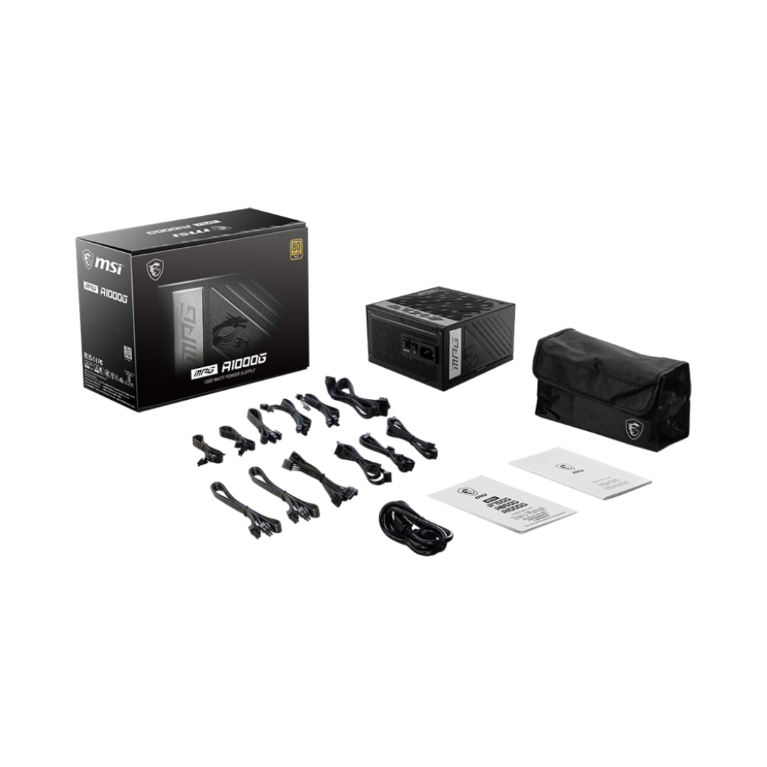 MSI MPG A1000G 1000W Gold Full Modular