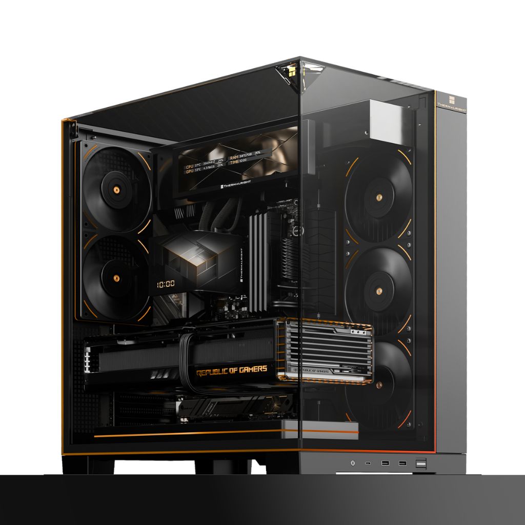 Thermalright TR-A70 VISION ATX Computer Case - Black