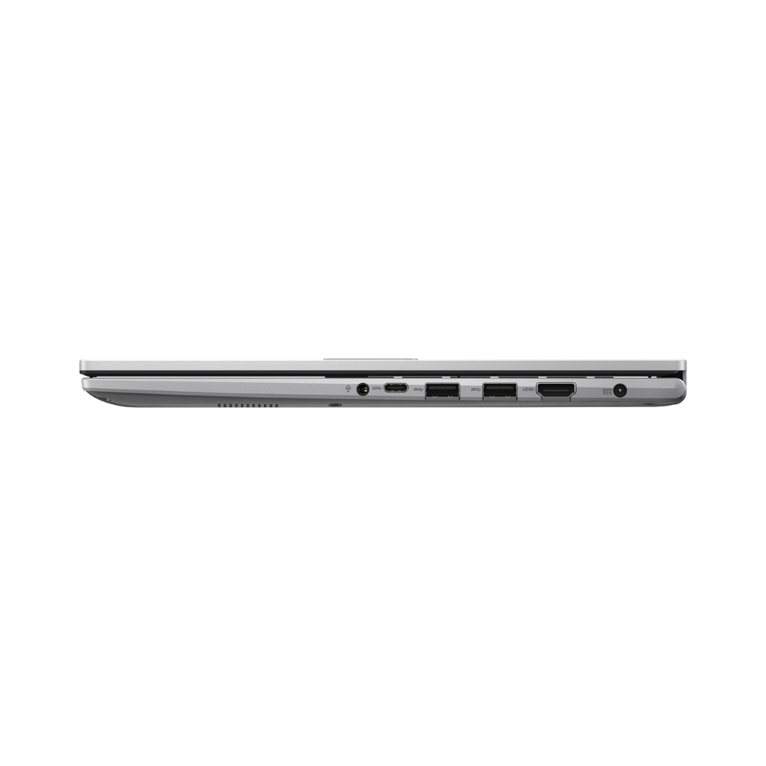 ASUS Vivobook 15 X1504VA-NJ379، Intel Core i7-1355U، ذاكرة وصول عشوائي (RAM) سعة 8 جيجابايت، قرص SSD سعة 512 جيجابايت، شاشة 15.6 بوصة FHD IPS، لون فضي رائع