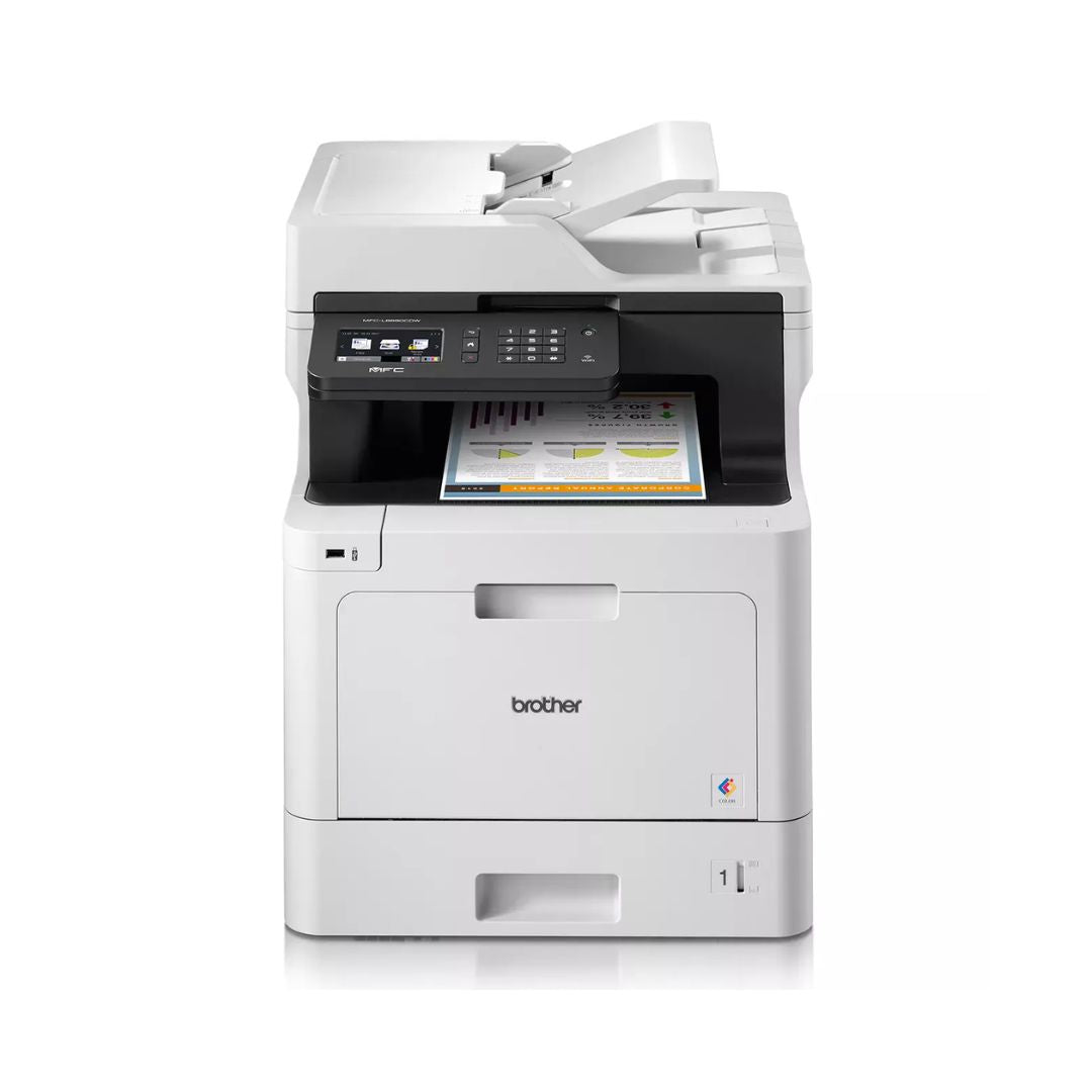 طابعة براذر ليزر ملونة احترافية 4 في 1 - MFC-L8690CDW