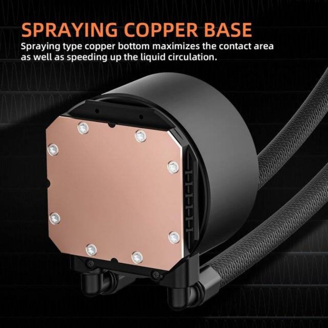 SAMA SM360 PRO ARGB Liquid CPU Cooler - White