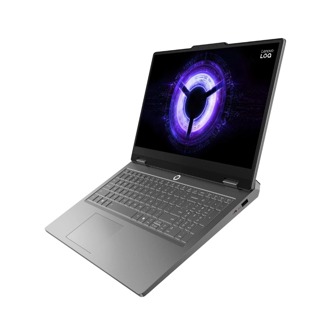 Lenovo LOQ Essential 15IRX11 - (2KUS-110219) إنتل كور i5-13450HX, 16 جيجابايت رام, 512 جيجابايت, RTX 5050 8 جيجابايت, 15.6 بوصة FHD 144 هرتز, رمادي قمري