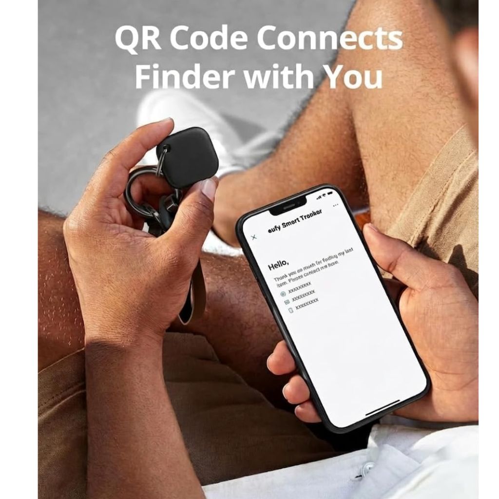 eufy T87B4 - Smart Item Tracker- Black