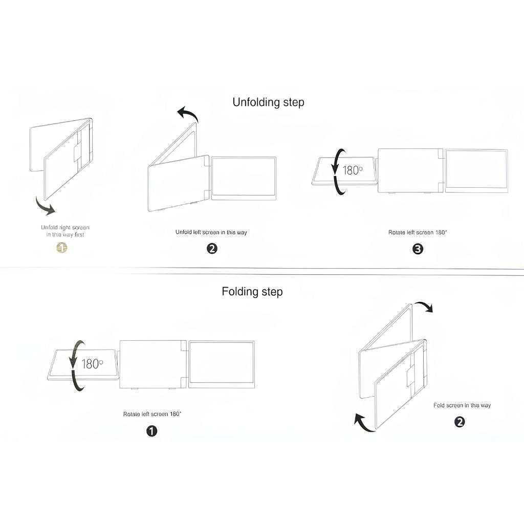Raptor Dual Laptop Screen Extender 15.6 inch 1080P FHD 60hz IPS