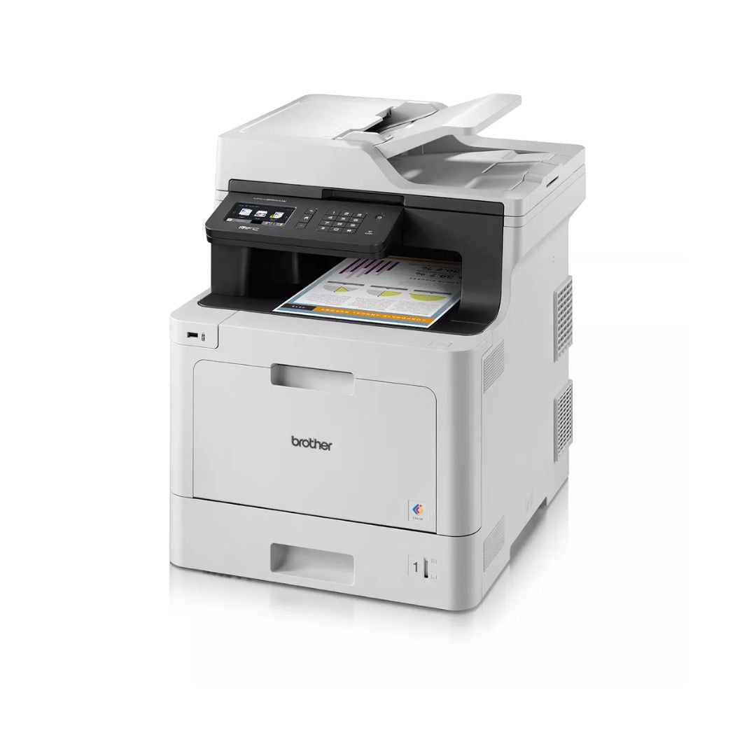 طابعة براذر ليزر ملونة احترافية 4 في 1 - MFC-L8690CDW
