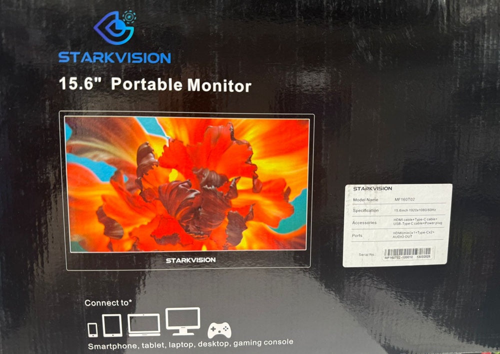 Starkvision Portable Monitor 15.6 FHD IPS 60Hz