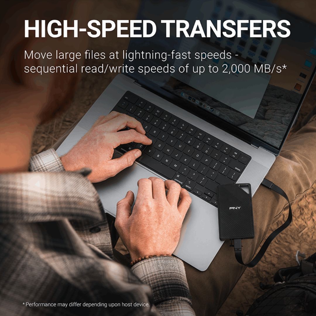 PNY RP60 2TB Type-C Portable External SSD