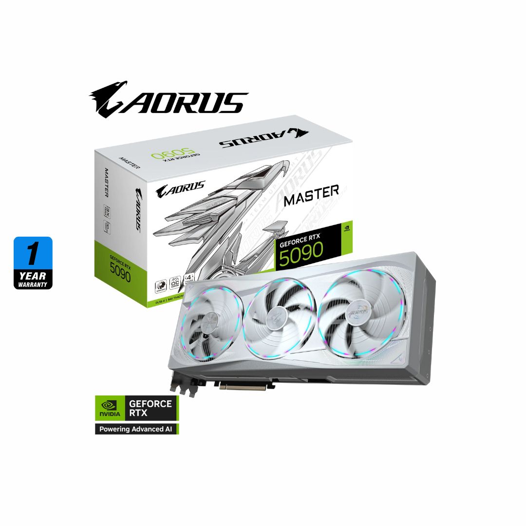 GIGABYTE AORUS GeForce RTX 5090 Master ICE - 32GB