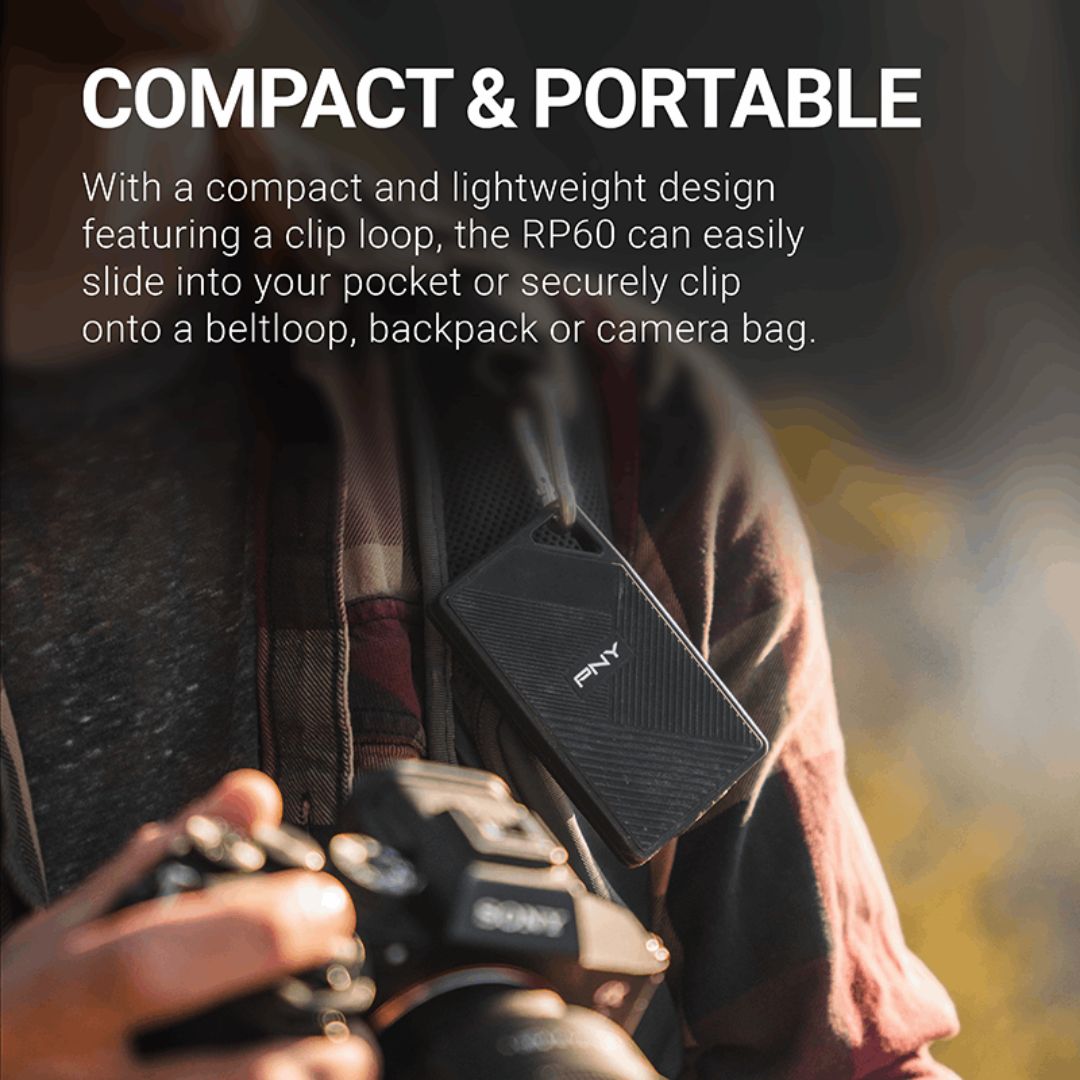 PNY RP60 2TB Type-C Portable External SSD