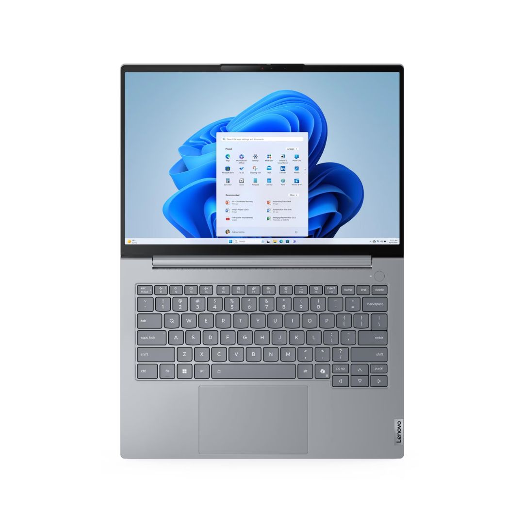 لينوفو ثينك بوك 14 G8 IAL (10GQ)، إنتل كور ألترا 7 255H، ذاكرة رام 16 جيجابايت، قرص SSD بسعة 512 جيجابايت، رسومات إنتل آرك، شاشة WUXGA مقاس 14 بوصة، رمادي قطبي