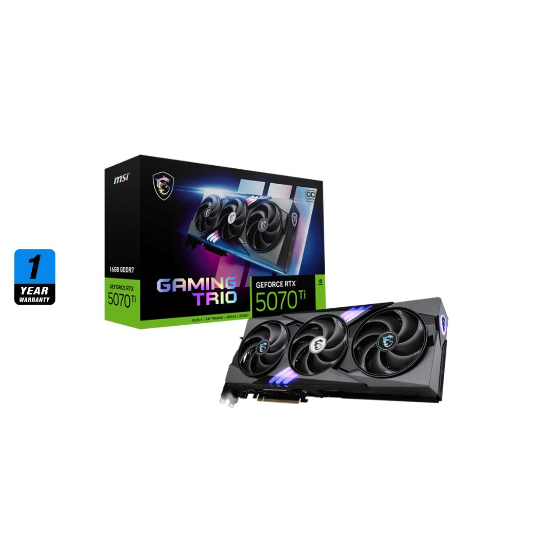 MSI GeForce RTX 5070 Ti GAMING TRIO OC - 16 جيجابايت