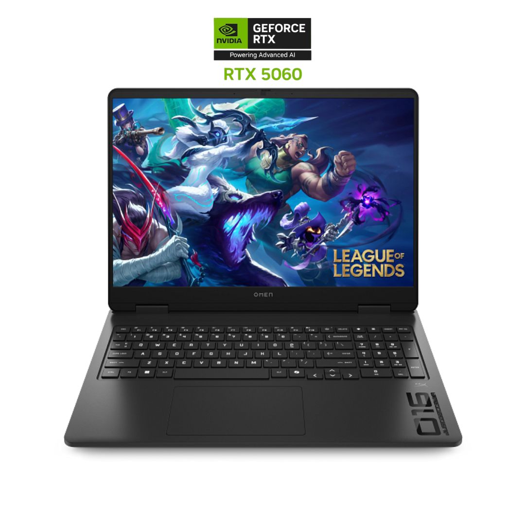 HP أومَن 16-an0008TX، إنتل ألترا 9-285H، 16 جيجابايت رام، 1 تيرابايت SSD، نفيديا RTX 5060 8 جيجابايت، 16.0 بوصة WUXGA، أسود
