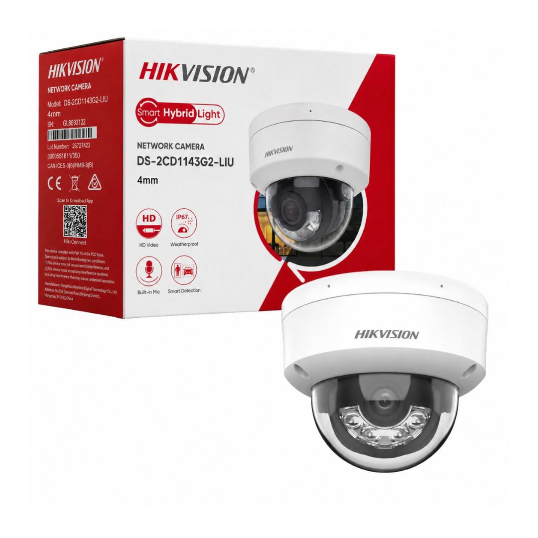 HIKVISION 4MP IP DS-2CD1143G2-LIU Audio 4 mm Dome