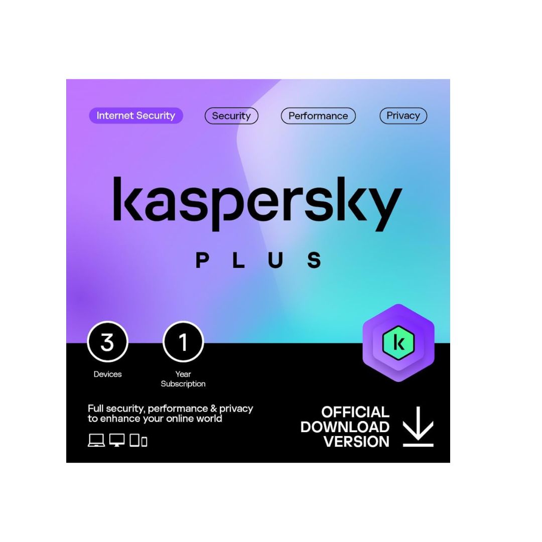 Kaspersky Plus Internet Security 2025 | 5 Devices | 1 Year