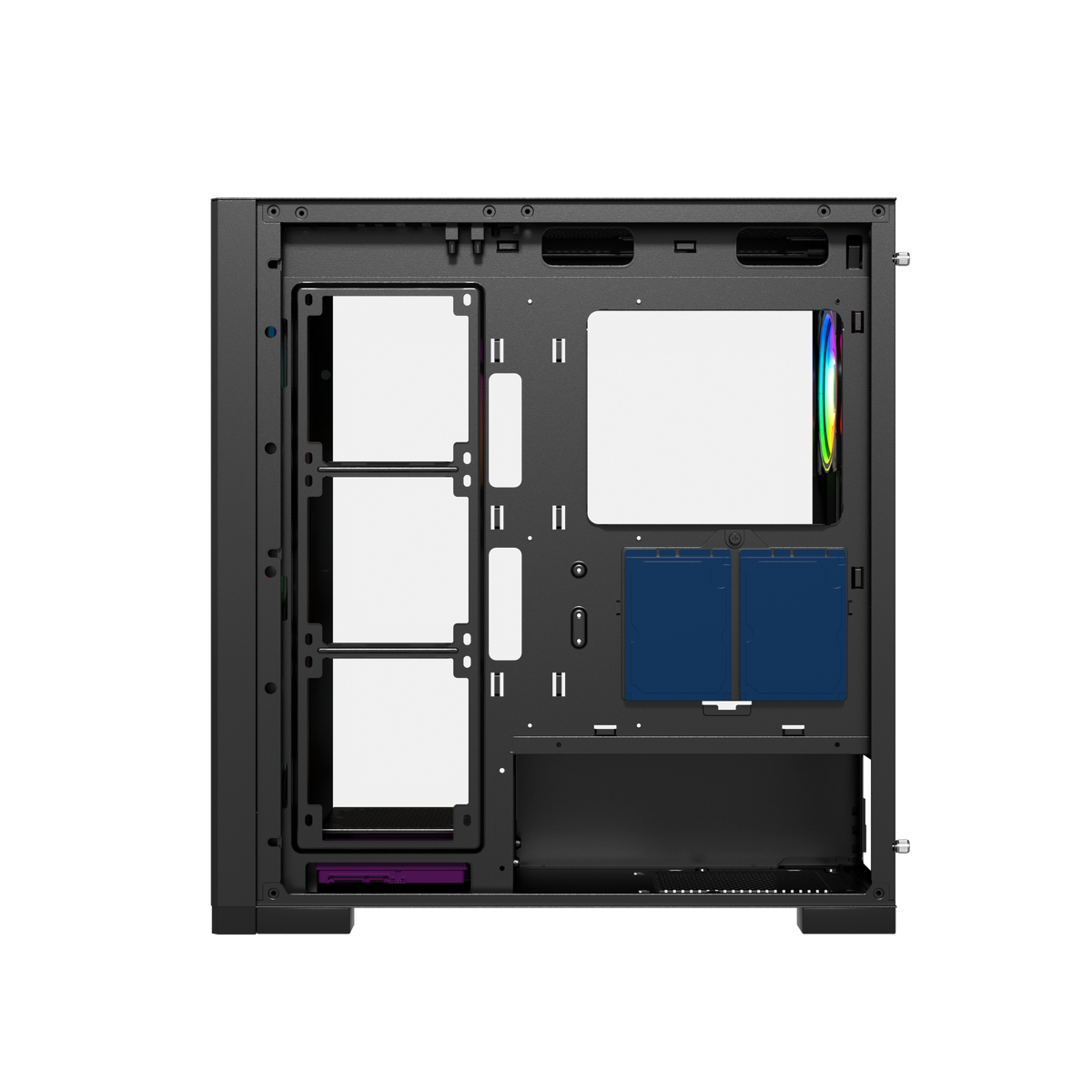 Raptor 290-XL ARCTIC HAWK RGB Mid Tower Case - Black - شركة القيم العالمية للحاسبات