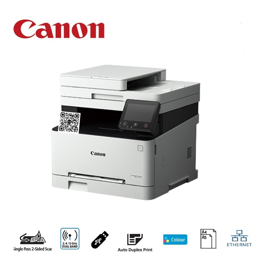 طابعة كانون i-SENSYS MF657Cdw ليزر ملونة متعددة الوظائف (طباعة، نسخ، مسح ضوئي، فاكس)