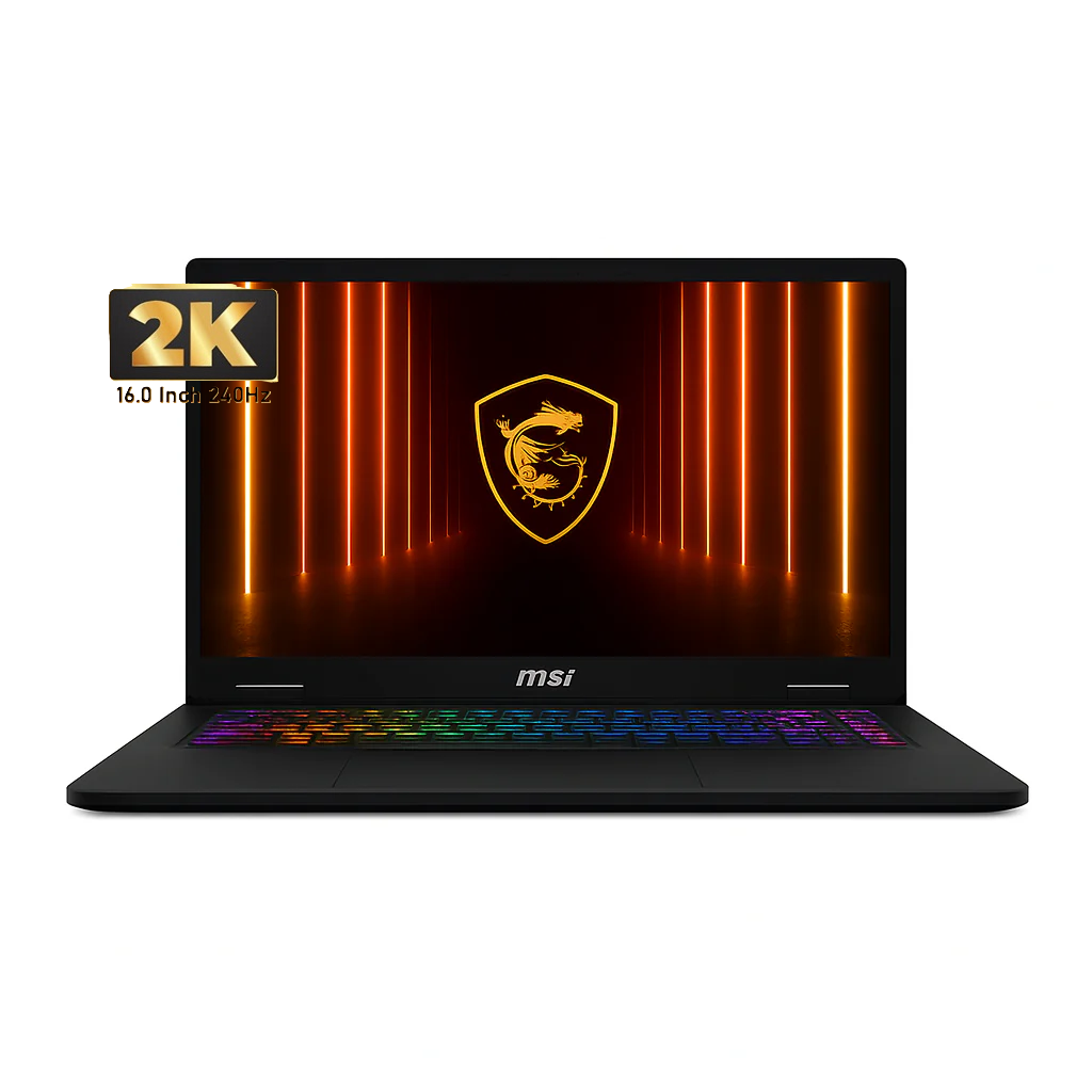 MSI Crosshair A16 HX AI D8WFKG-016XAE, AMD Ryzen 9-8940HX, RAM 16G, SSD 1TB, NVIDIA RTX 5060 8GB, 16.0 Inch 2K QHD+ 240Hz, Cosmos Gray