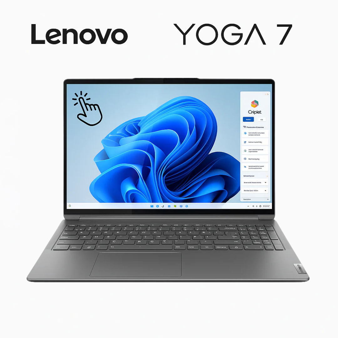 Lenovo Yoga 7 2-in-1 16IML9 - (02US), Intel® Core Ultra 7-155U, RAM 16GB, SSD 1TB, Intel® Graphics, 16 Inch " WUXGA IPS 60Hz X360 Touch, Storm Grey