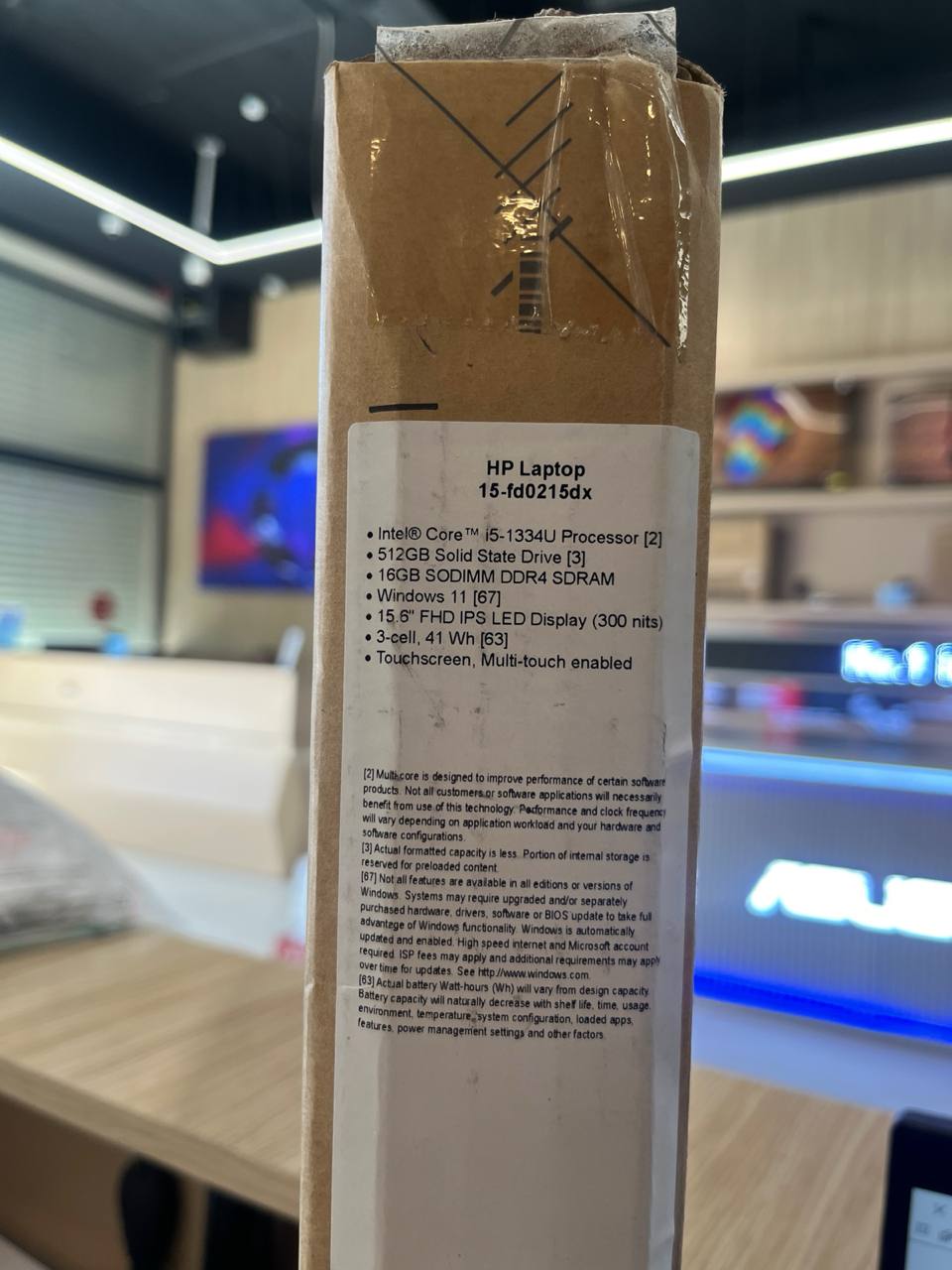 HP 15-FD0215DX, معالج Intel Core i5-1334U, ذاكرة وصول عشوائي (RAM) سعة 16 جيجابايت, قرص صلب ذو حالة ثابتة (SSD) سعة 512 جيجابايت, رسومات Intel, شاشة لمس 15.6 بوصة عالية الدقة بالكامل (FHD), فضي