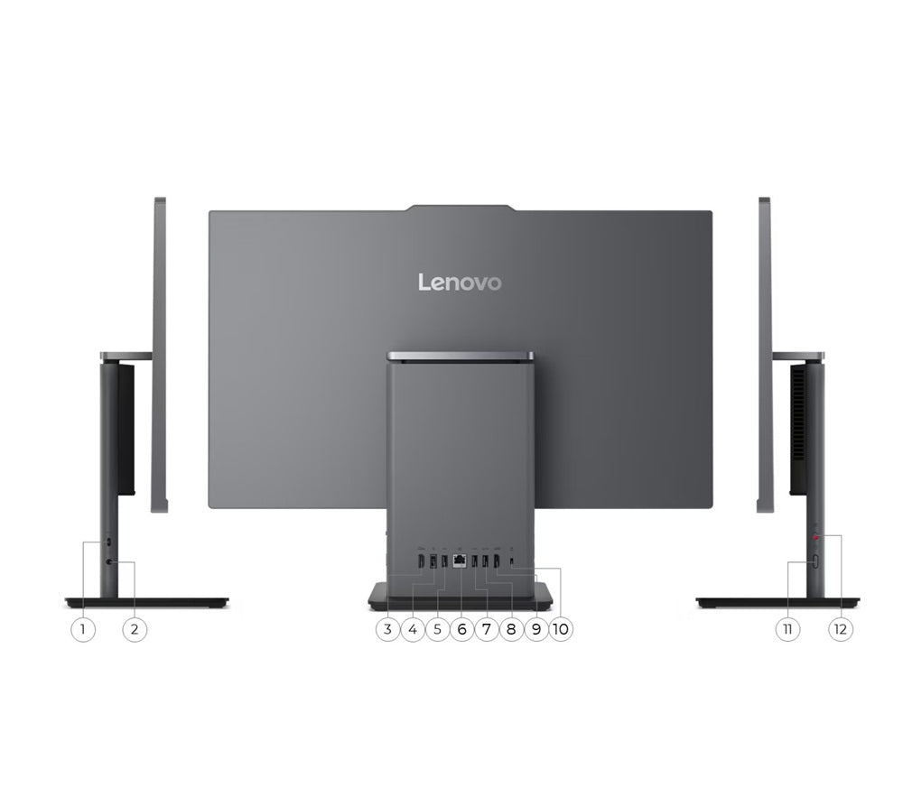 All in One Lenovo ThinkCentre neo 50a (HU00), Intel Core i7-13620H, RAM 16G, 512GB SSD, Intel UHD Graphics, 24 FHD IPS, Luna Grey