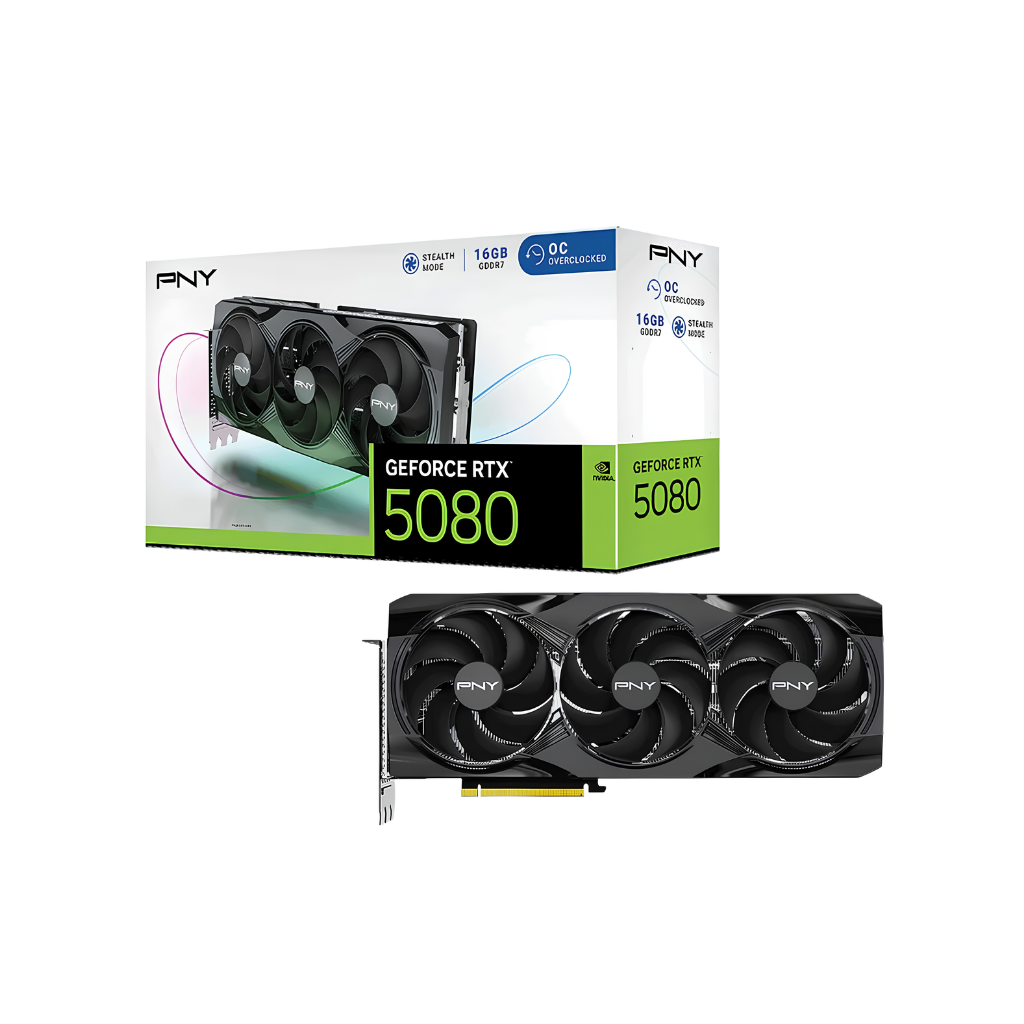 بي إن واي جيفورس آر تي إكس 5080 تريبل - 16 جيجابايت أو سي