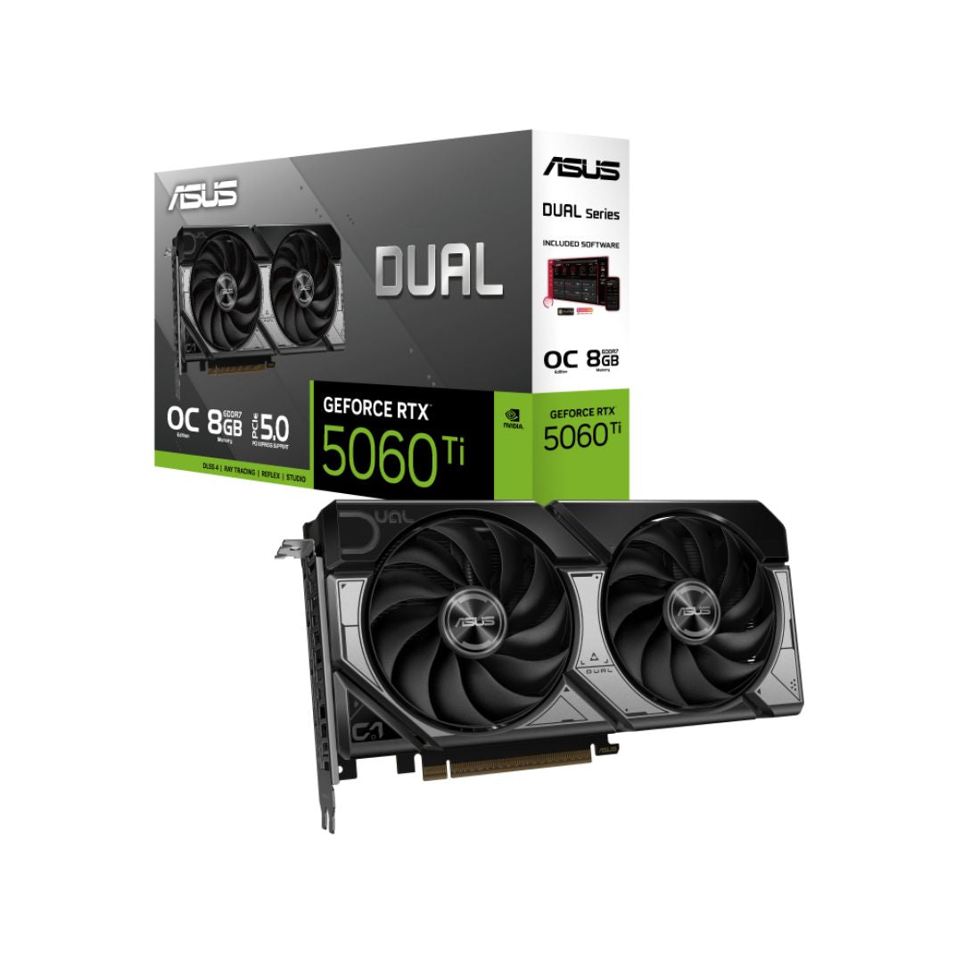 بطاقة الرسومات ASUS Dual GeForce RTX™ 5060 Ti سعة 8 جيجابايت GDDR7 OC Edition