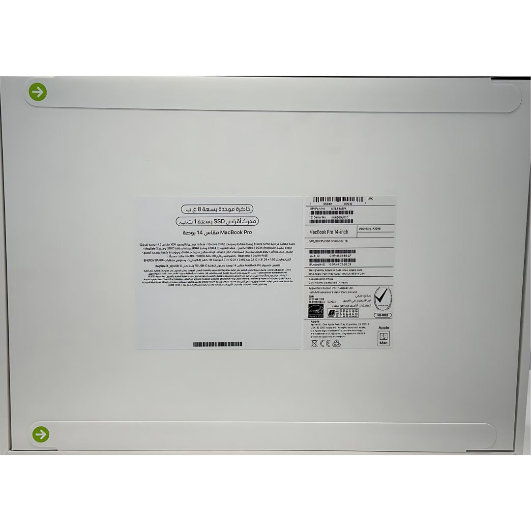 Apple MacBook Pro MTL83AB/A A2918, M3 chip, RAM 8GB, SSD 1TB, 14.0 Inch (3024 x 1964) Retina XDR Display, Space Grey