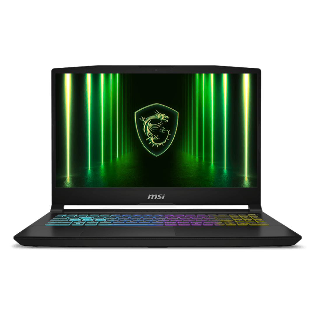 MSI Katana 15 HX B14WFK-222XAE, معالج Intel Core i7-14650HX, ذاكرة وصول عشوائي 16 جيجابايت, قرص صلب 512 جيجابايت SSD, بطاقة رسومات NVIDIA RTX 5060 8 جيجابايت, شاشة 15.6 بوصة عالية الدقة IPS 144 هرتز, أسود