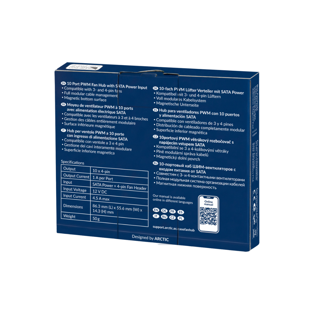 Arctic Case Fan Hub 10 Port