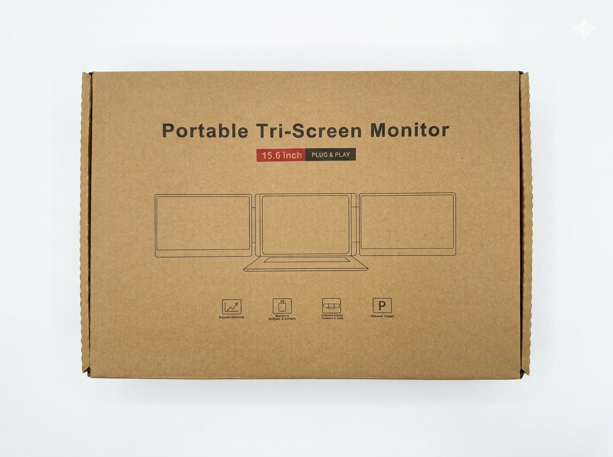 Raptor Dual Laptop Screen Extender 15.6 1080P FHD 60hz IPS