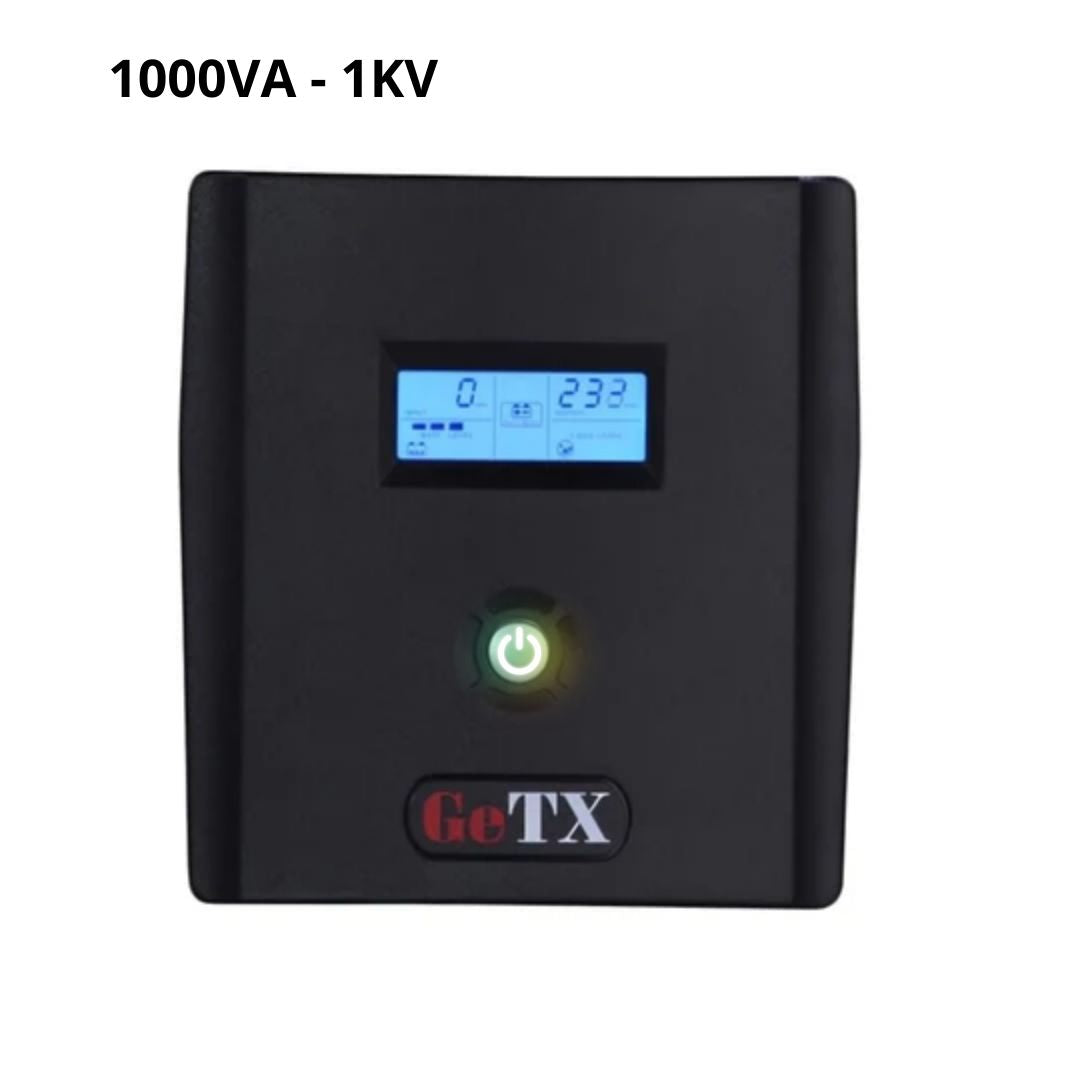 UPS GeTX GXK-1000-C (1000VA), Line interactive, LCD Battery 12v-7a *2
