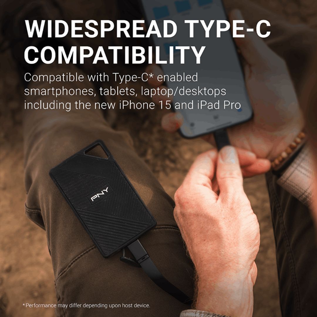 PNY RP60 2TB Type-C Portable External SSD