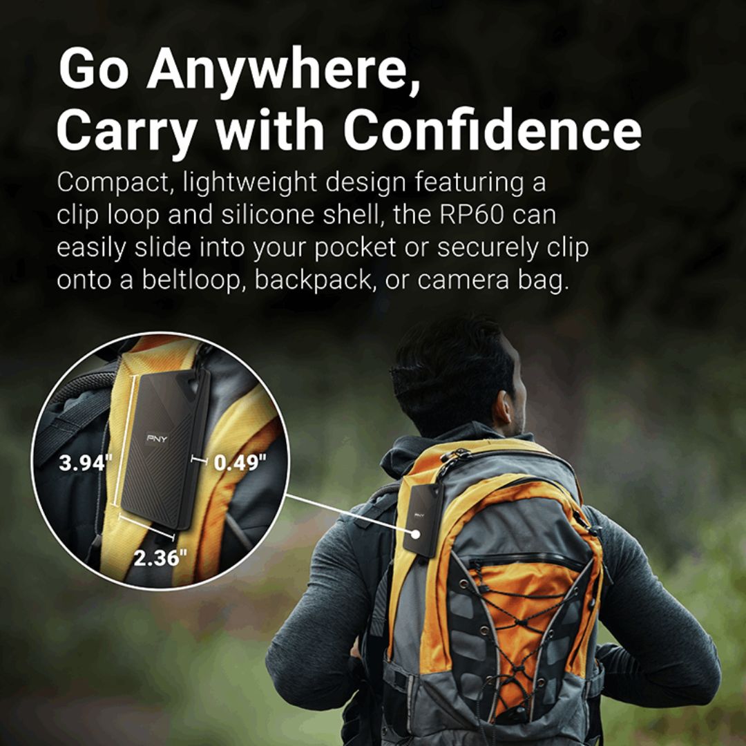 PNY RP60 2TB Type-C Portable External SSD