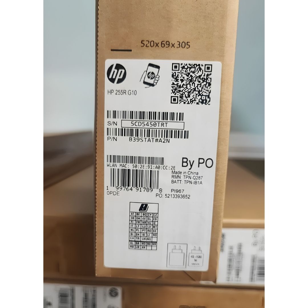 HP 255R G10, Ryzen 5-7535U, RAM 16GB, SSD 512GB, AMD Radeon Graphics, 15.6 Inch FHD, Dark ash silver