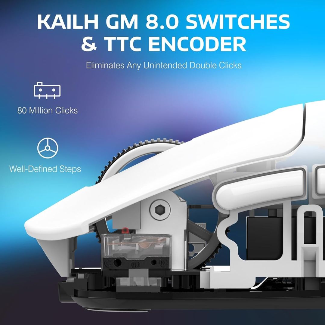 ATTACK SHARK X3PRO  Wireless Gaming Mouse - White