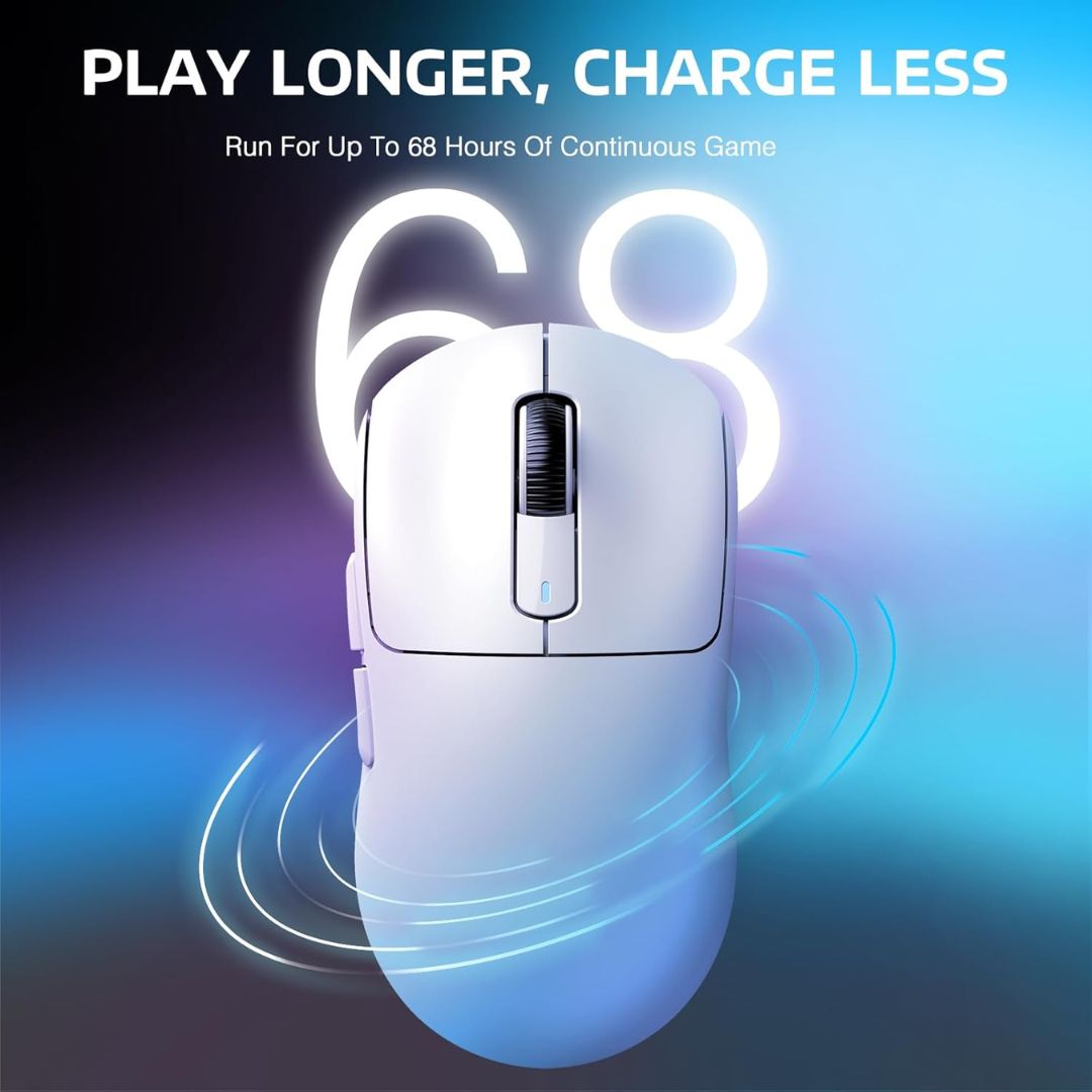 ATTACK SHARK X3PRO  Wireless Gaming Mouse - White