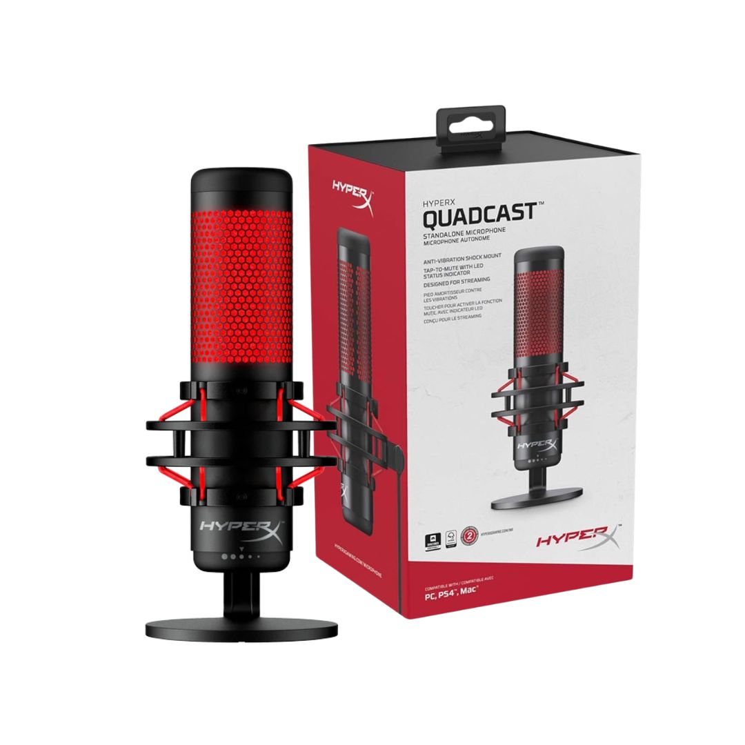 HyperX QuadCast Microphone - Black