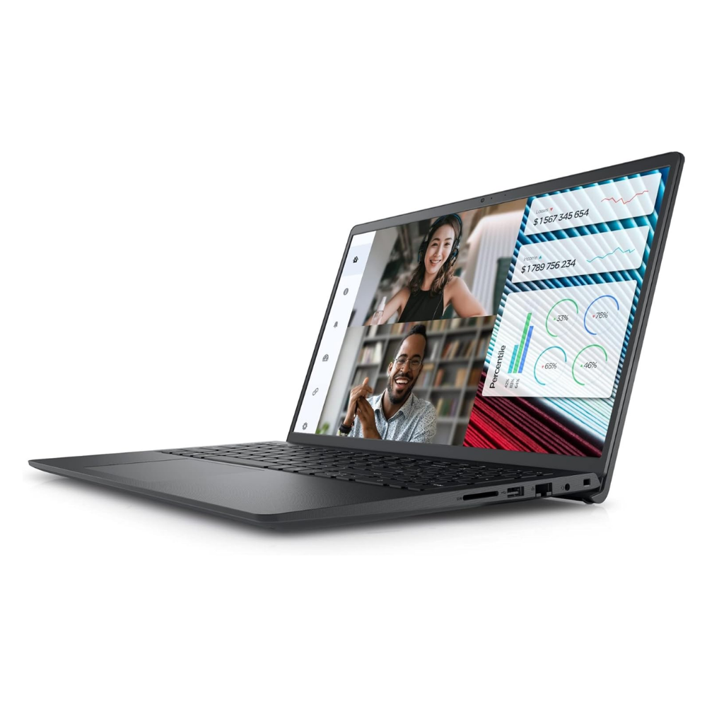 ديل فوسترو 3530، معالج إنتل كور i3-1305U، ذاكرة وصول عشوائي 8 جيجابايت، قرص صلب SSD سعة 512 جيجابايت، بطاقة رسومات إنتل فائقة الدقة، شاشة 15.6 بوصة عالية الوضوح، أسود 