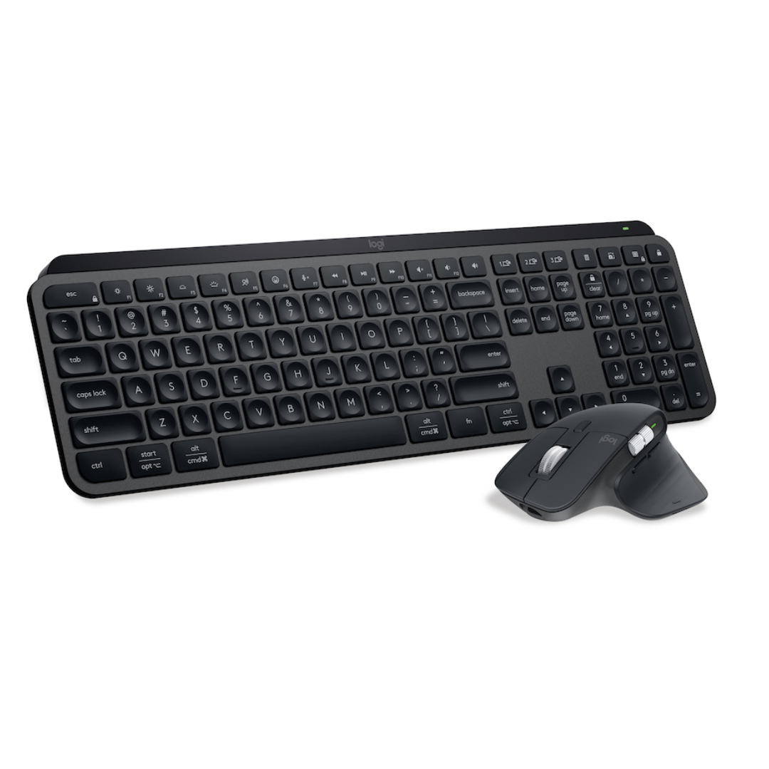 Logitech MX Keys S Combo Wireless Keyboard & Mouse | Premium