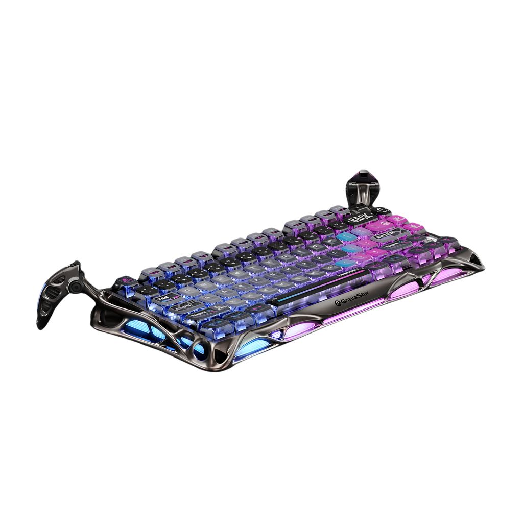 Gravastar Mercury K1 Pro Wireless - Black Gaming Keyboard