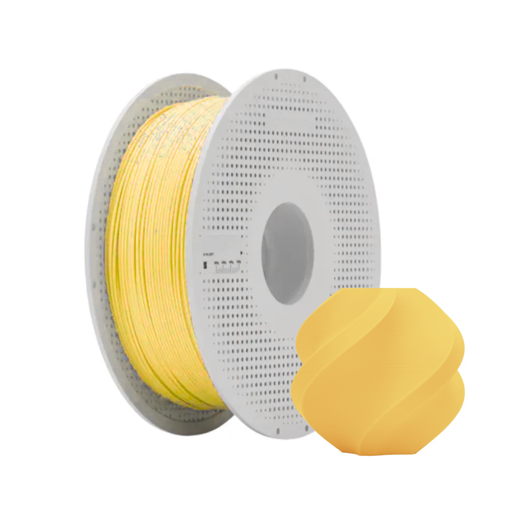 Bambu Lab PLA Matte Lemon Yellow 3D Printing Filament 1KG